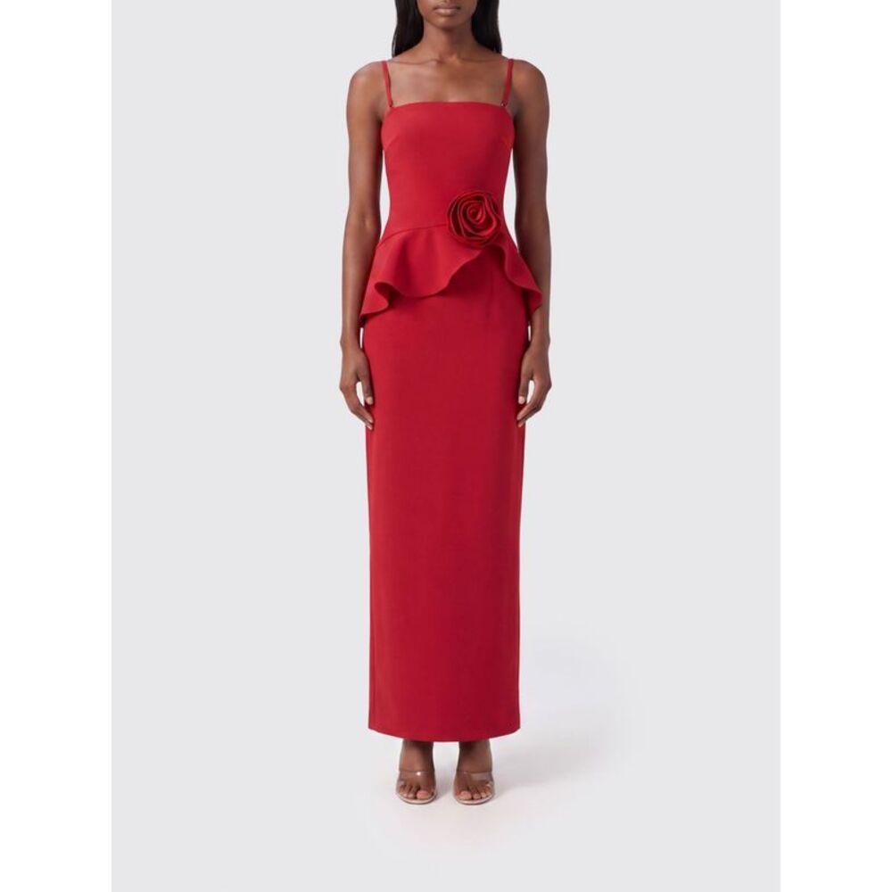 Rotate Women Rotate Off-The-Shoulder Criªpe Sheath Gown With Flower Detail